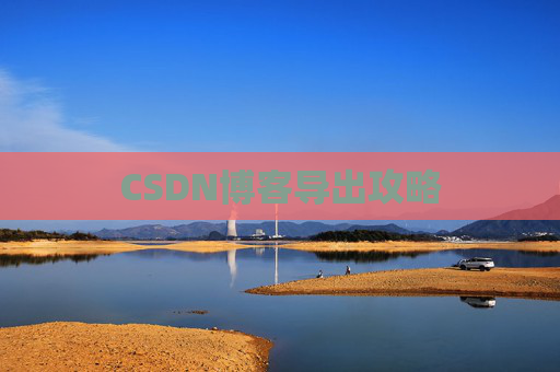 CSDN博客导出攻略